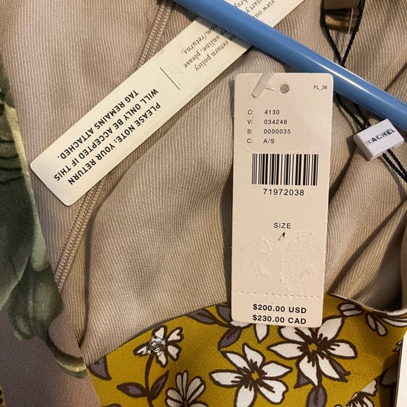 Anthropologie x Kachel Silk Patterned Dress - Picture 6 of 6